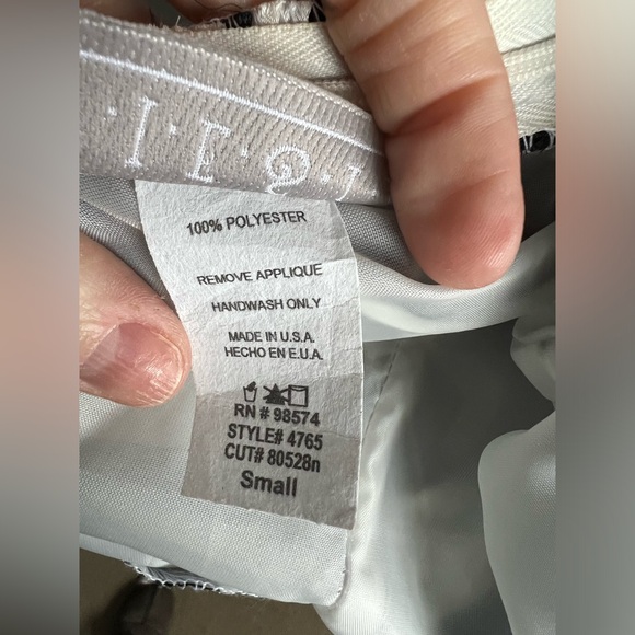 Unique Abstract Print Party Dress Size Small - Picture 7 of 8